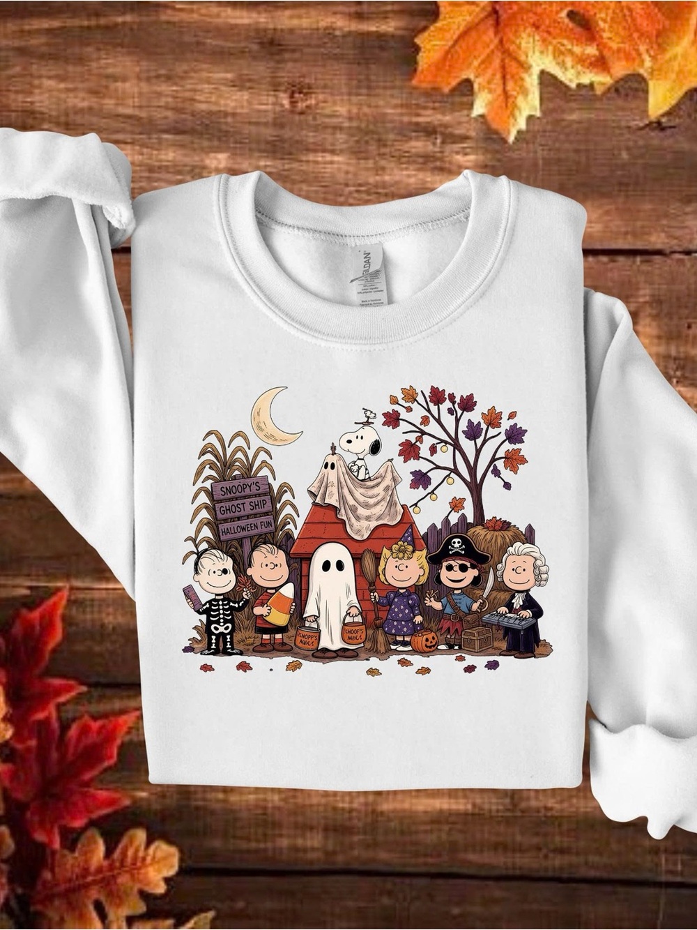 Peanuts Halloween Sweatshirt Costume, Vintage Halloween Style